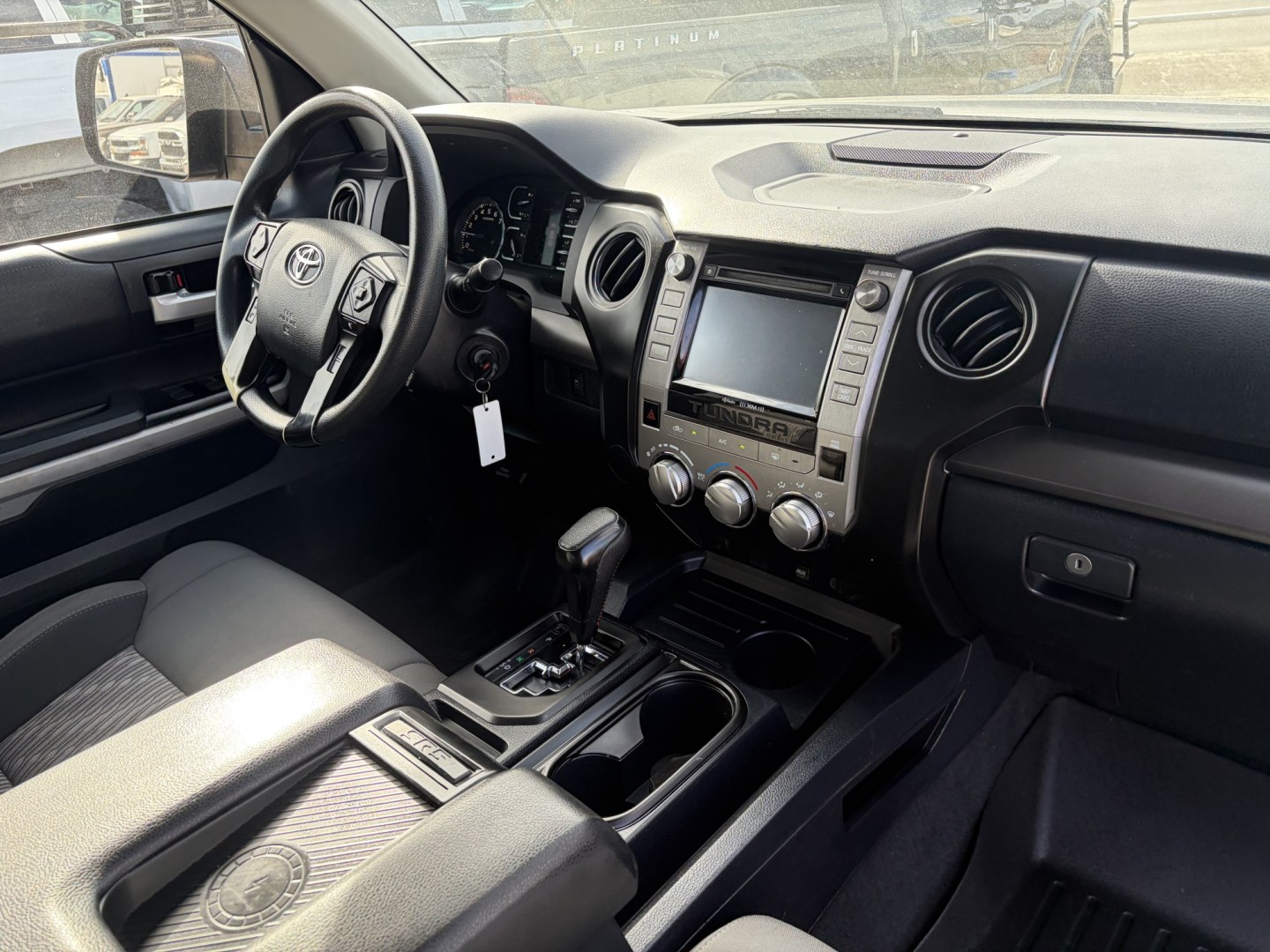 2018 Grey Toyota Tundra SR5 4.6L V8 CrewMax 2WD (5TFEM5F19JX) with an 4.6L V8 DOHC 32V engine, 6A transmission, located at 1687 Business 35 S, New Braunfels, TX, 78130, (830) 625-7159, 29.655487, -98.051491- Photo#4