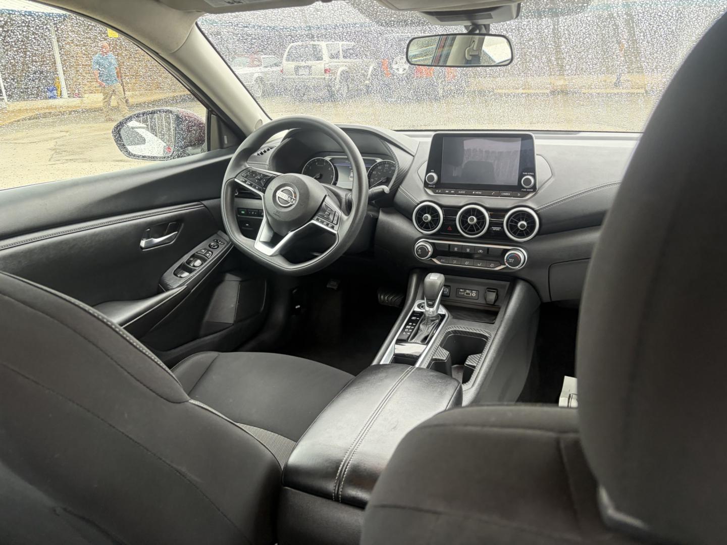 2025 Red Nissan Sentra SV (3N1AB8CV9SY) with an 2.0L L4 SFI DOHC 16V engine, CVT transmission, located at 1687 Business 35 S, New Braunfels, TX, 78130, (830) 625-7159, 29.655487, -98.051491- Photo#5