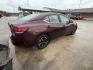 2025 Red Nissan Sentra SV (3N1AB8CV9SY) with an 2.0L L4 SFI DOHC 16V engine, CVT transmission, located at 1687 Business 35 S, New Braunfels, TX, 78130, (830) 625-7159, 29.655487, -98.051491- Photo#6