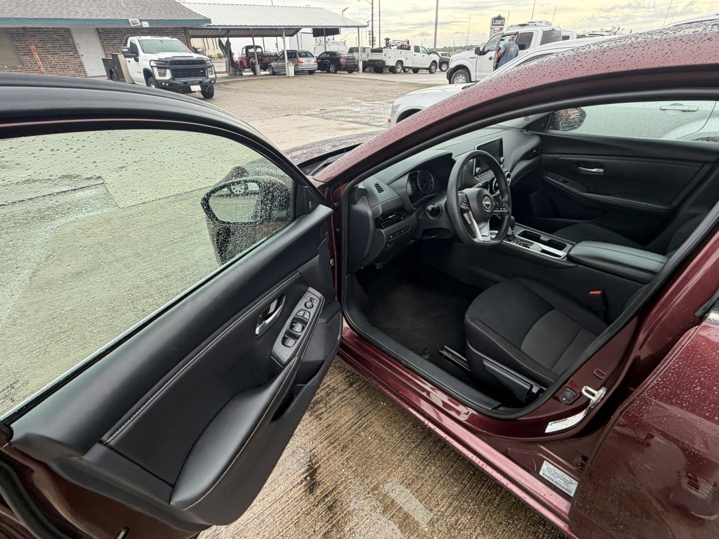 2025 Red Nissan Sentra SV (3N1AB8CV9SY) with an 2.0L L4 SFI DOHC 16V engine, CVT transmission, located at 1687 Business 35 S, New Braunfels, TX, 78130, (830) 625-7159, 29.655487, -98.051491- Photo#9