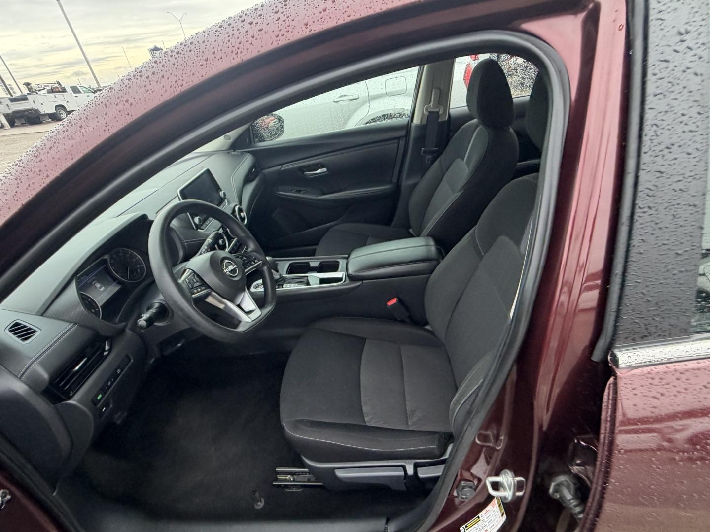 2025 Red Nissan Sentra SV (3N1AB8CV9SY) with an 2.0L L4 SFI DOHC 16V engine, CVT transmission, located at 1687 Business 35 S, New Braunfels, TX, 78130, (830) 625-7159, 29.655487, -98.051491- Photo#10
