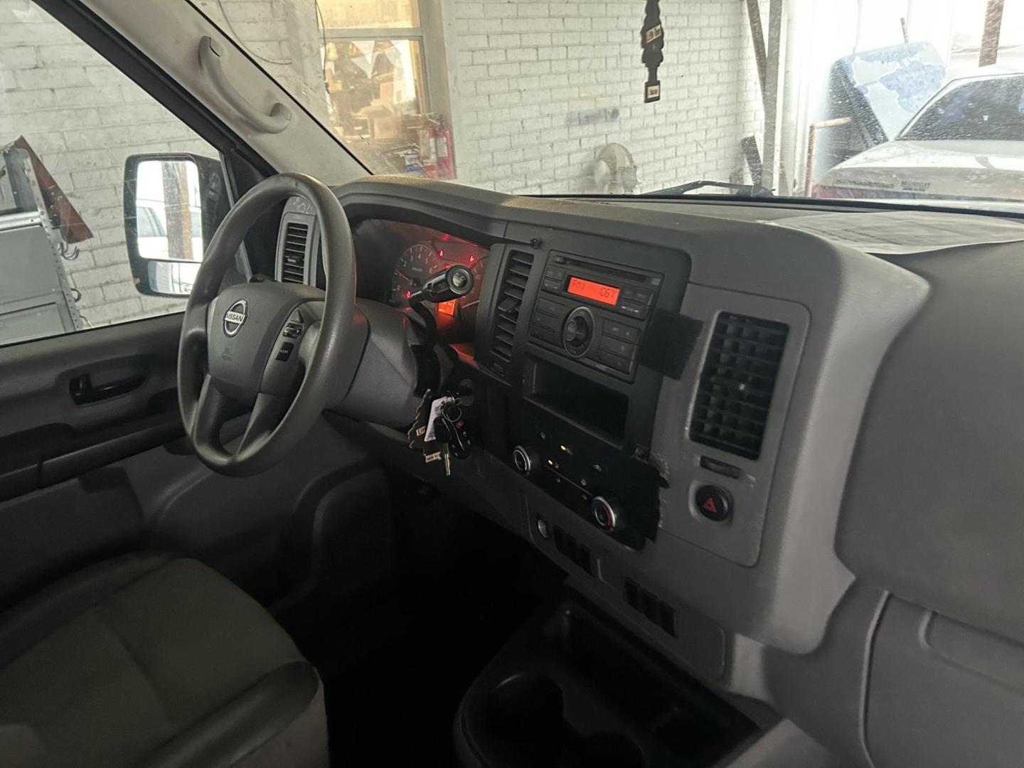 2017 White Nissan NV Cargo (1N6BF0KM1HN) with an 4.0L V6 F DOHC 24V engine, AUTOMATIC transmission, located at 1687 Business 35 S, New Braunfels, TX, 78130, (830) 625-7159, 29.655487, -98.051491 - Photo#7