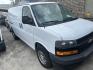 2018 White Chevrolet Express 2500 Cargo (1GCWGAFG5J1) with an 6.0L V8 OHV 16V FFV engine, 6A transmission, located at 1687 Business 35 S, New Braunfels, TX, 78130, (830) 625-7159, 29.655487, -98.051491 - Photo#2
