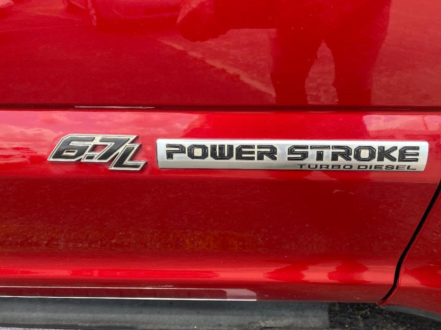 2021 Red Ford F-250 SD Lariat Crew Cab 4WD (1FT7W2BT3ME) with an 6.7L V8 OHV 16V DIESEL engine, 6A transmission, located at 1687 Business 35 S, New Braunfels, TX, 78130, (830) 625-7159, 29.655487, -98.051491 - Photo#13