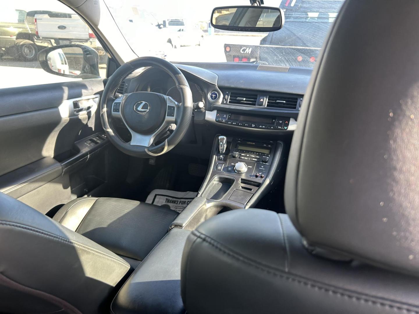 2013 Grey Lexus CT 200h Base (JTHKD5BH3D2) with an 1.8L L4 HYBRID engine, Continuously Variable Transmission transmission, located at 1687 Business 35 S, New Braunfels, TX, 78130, (830) 625-7159, 29.655487, -98.051491 - Photo#10