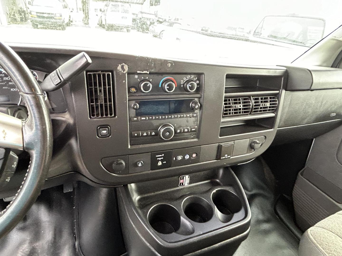 2018 White Chevrolet Express 2500 Cargo Extended (1GCWGBFPXJ1) with an 4.3L V6 engine, 6A transmission, located at 1687 Business 35 S, New Braunfels, TX, 78130, (830) 625-7159, 29.655487, -98.051491 - Photo#14