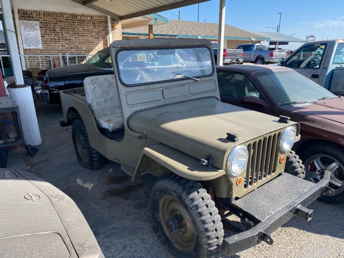 1950 Tan Jeep Willys (3J37616) , located at 1687 Business 35 S, New Braunfels, TX, 78130, (830) 625-7159, 29.655487, -98.051491 - Photo#10